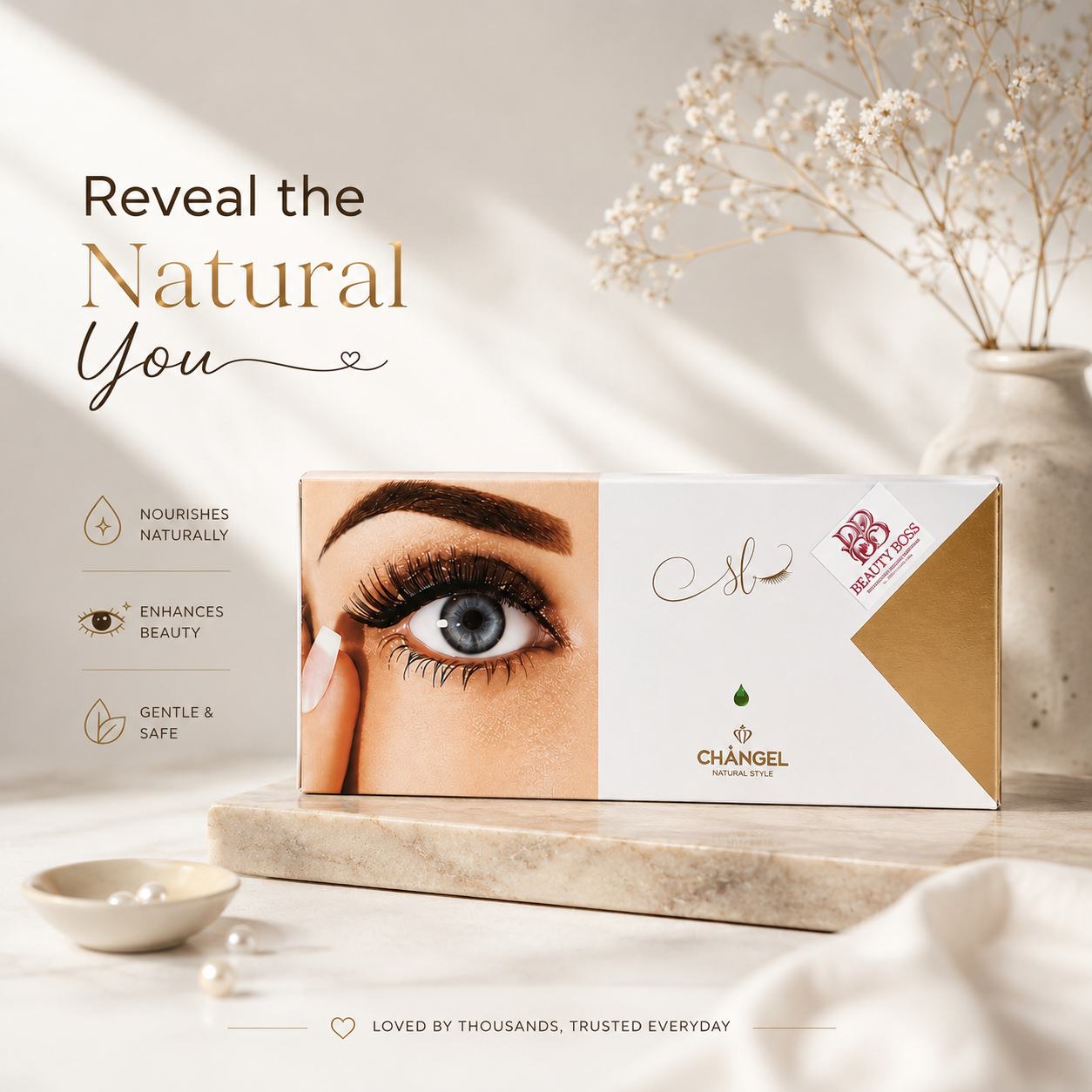 Beauty Boss Natural False Eyelashes