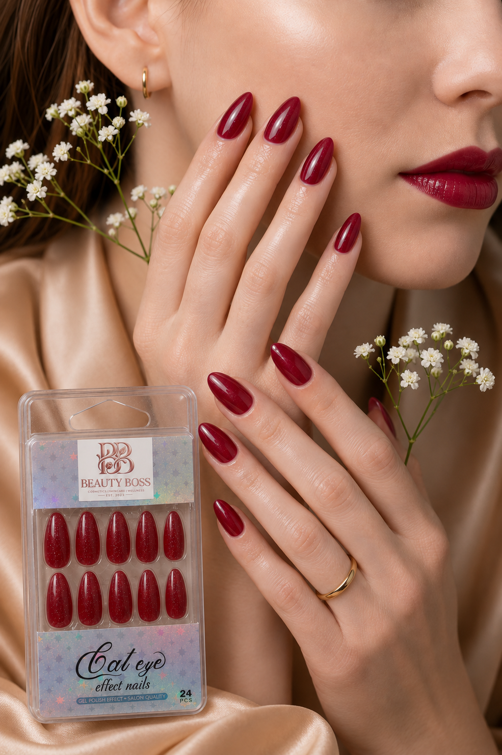 Cat Eye Effect Press-On Nails