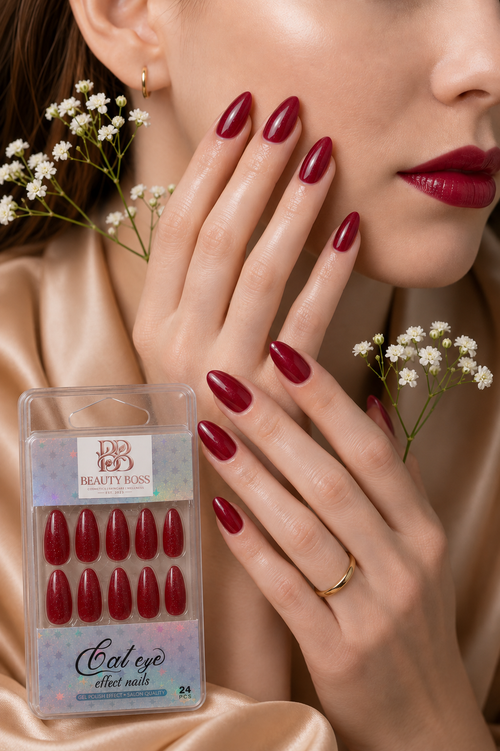 Cat Eye Effect Press-On Nails