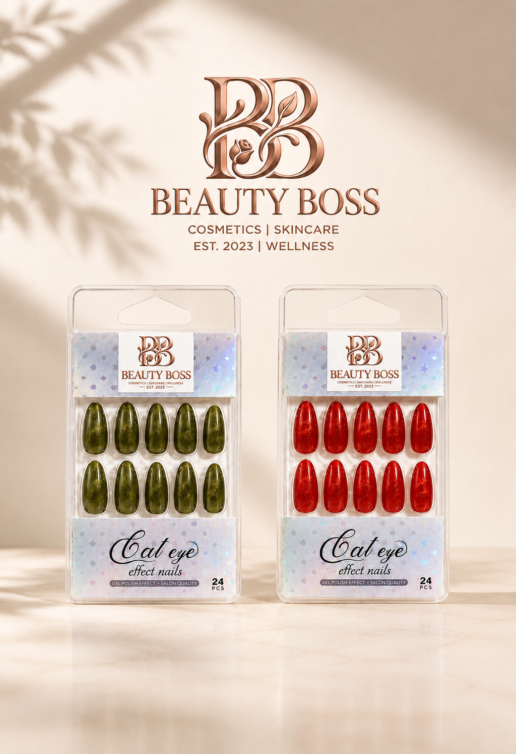 Cat Eye Effect Press-On Nails