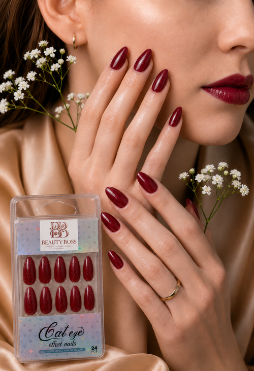 Cat Eye Effect Press-On Nails